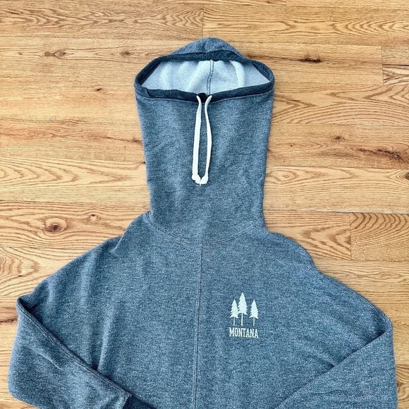 Unique Montana Unisex French Terry Snorkel Pullover Sweatshirt Hoodie (Size S) - Picture 4 of 14